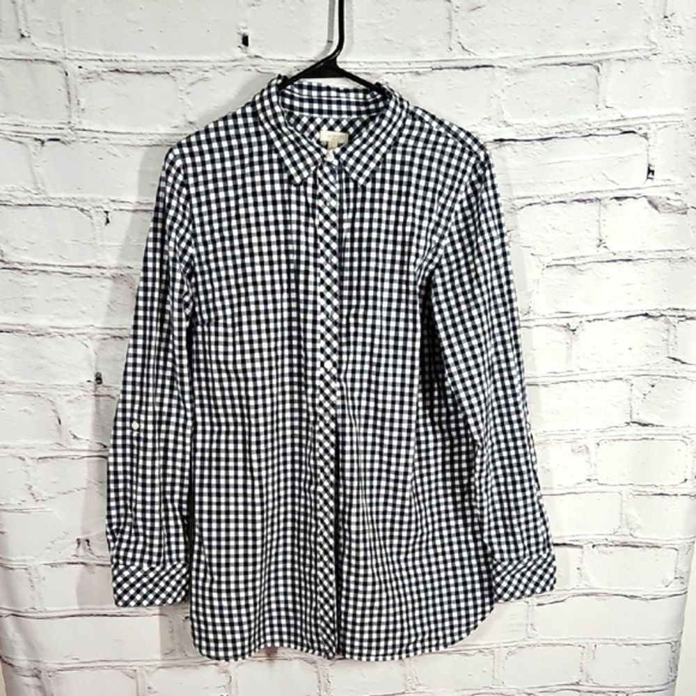Talbots Gingham Button-down